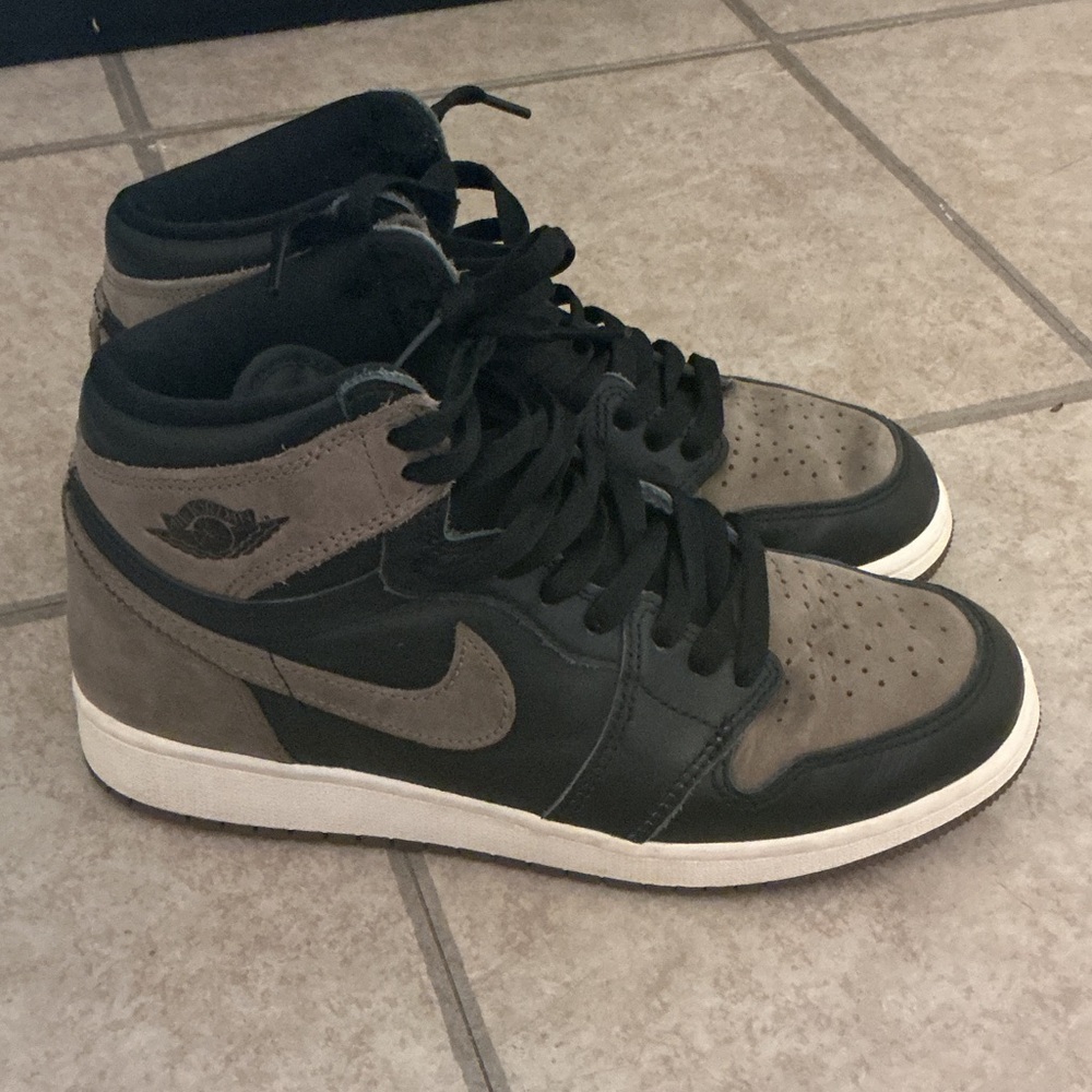 Jordan Black and Brown Kids Sneakers